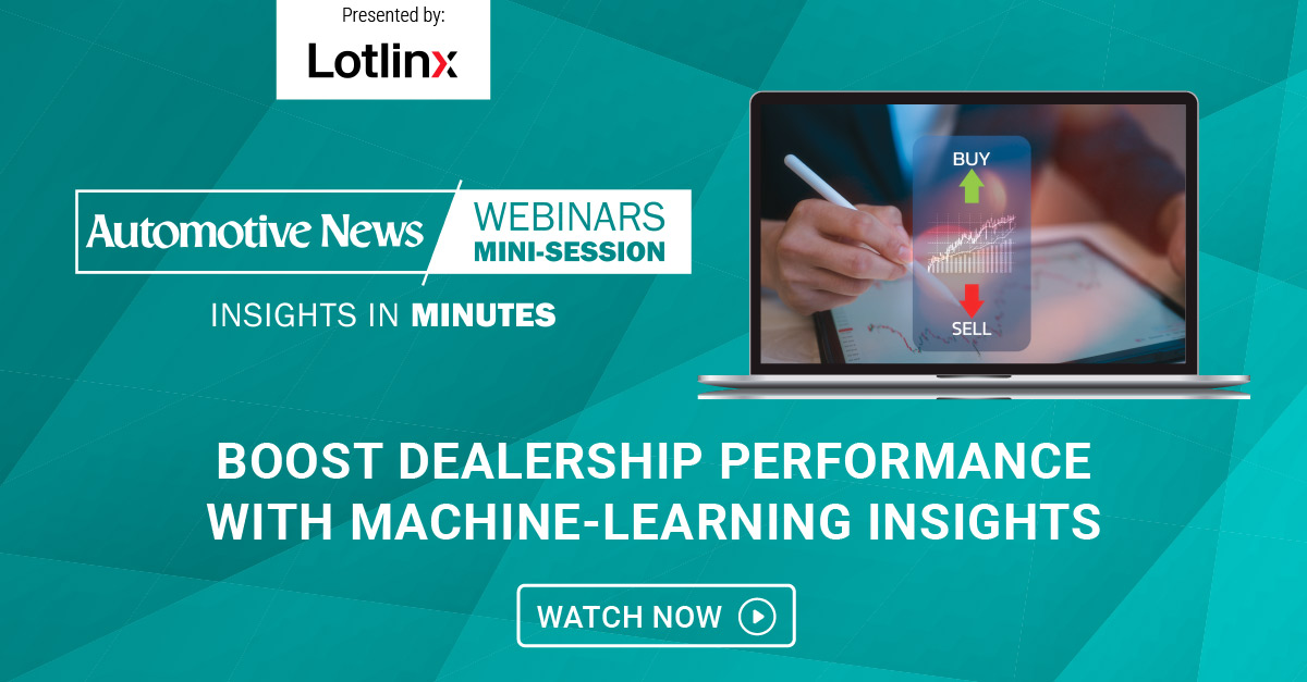 Boost Dealership Performance with Machine Learning Insights