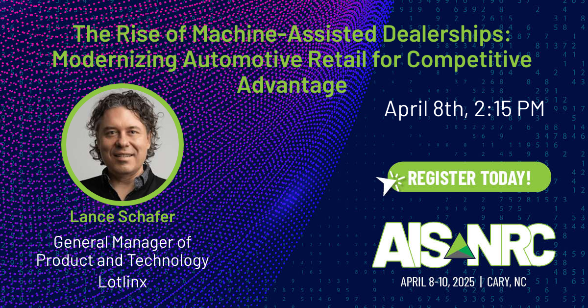 Lotlinx’s Lance Schafer to Speak at Auto Intel Summit on AI-Powered Dealerships