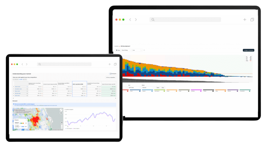 VIN Manager dashboard